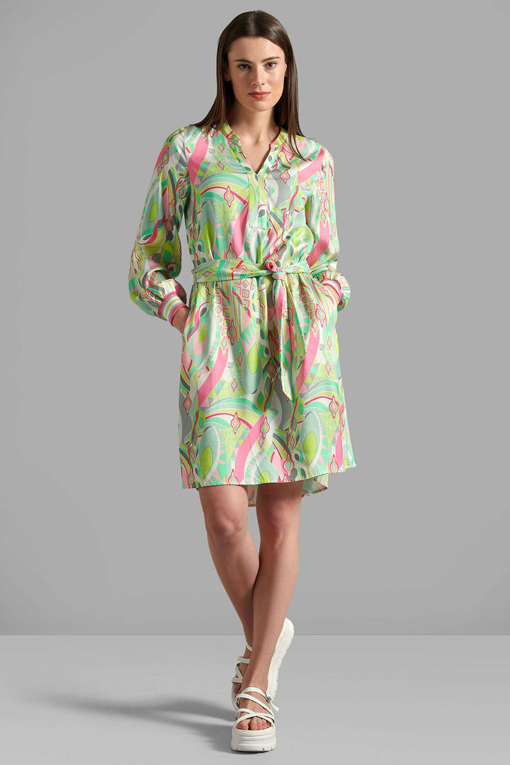 Eve in Paradise Hella 1076-24260-2581 Green Print Dress - Dotique