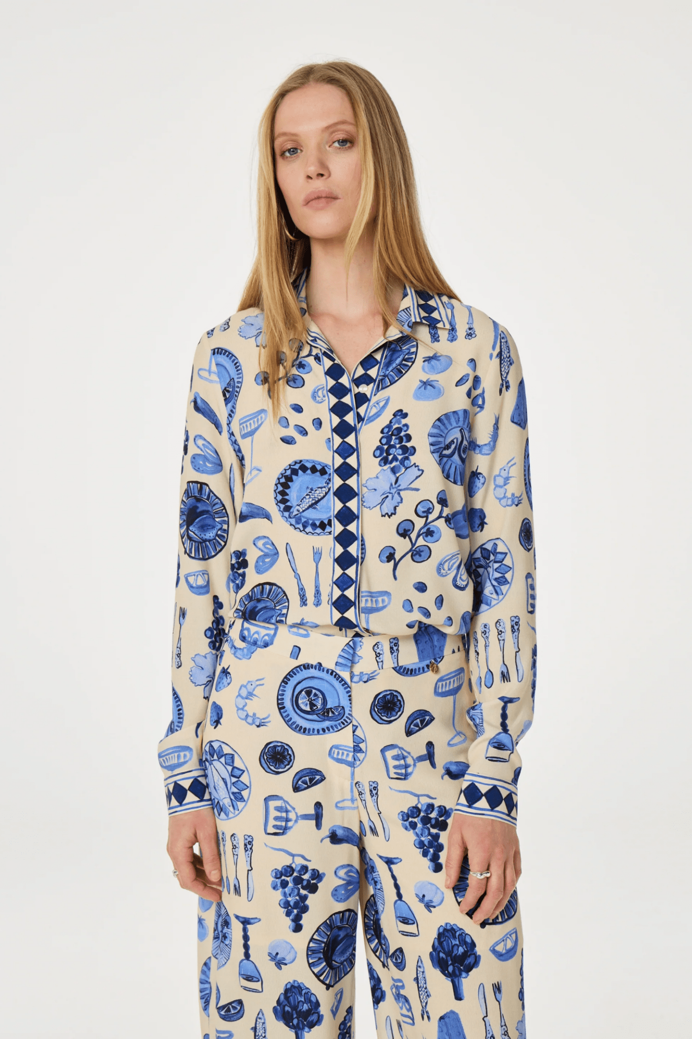Fabienne Chapot 0179 Creme Brulee Gala Blouse - Dotique - Fabienne Chapot