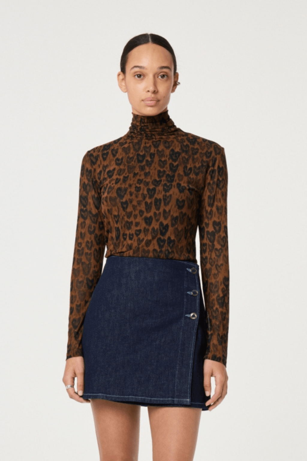 Fabienne Chapot 0206 Burnt Sugar/Black Jane Top - Dotique - Fabienne Chapot