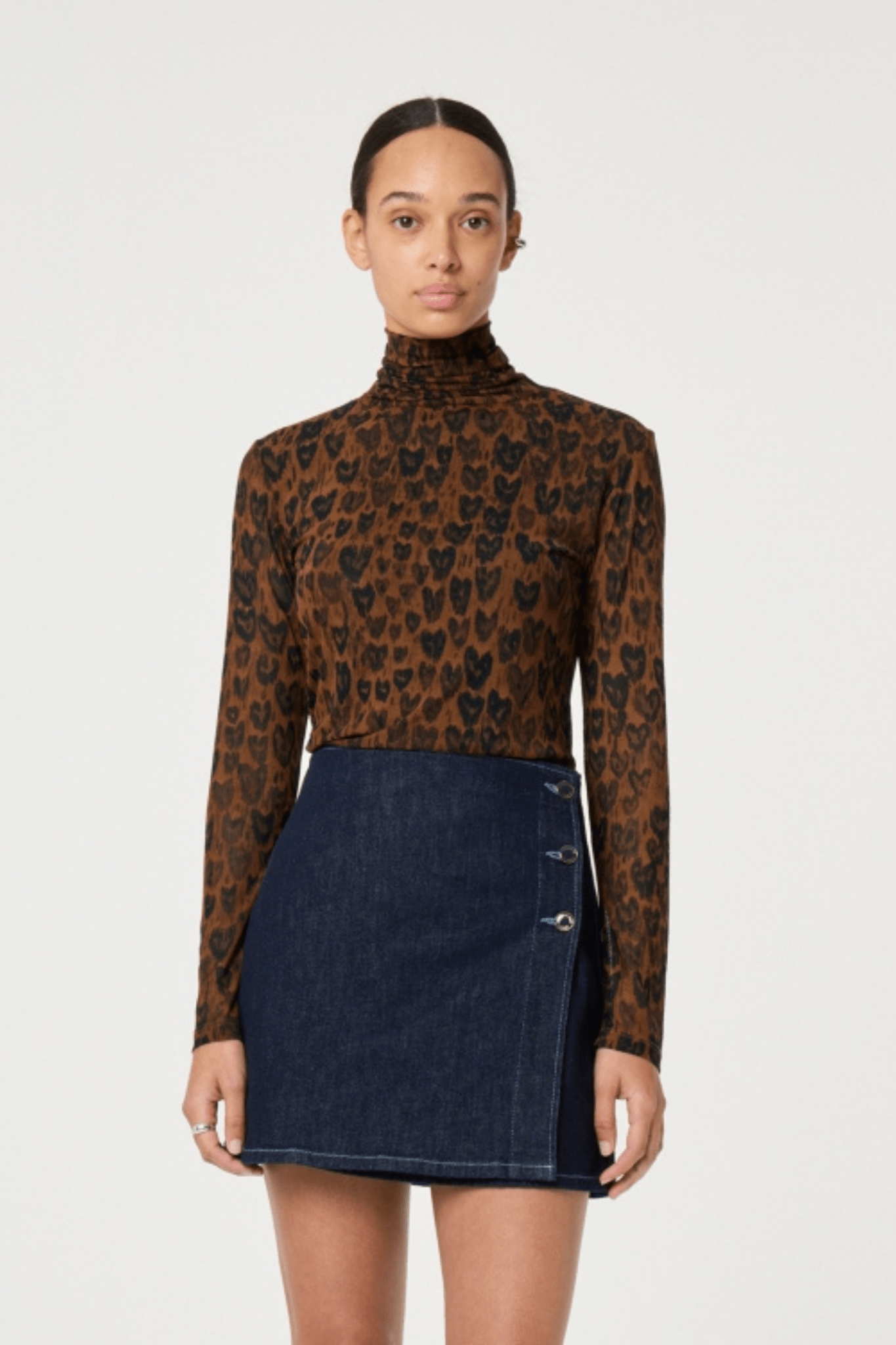 Fabienne Chapot 0206 Burnt Sugar/Black Jane Top - Dotique - Fabienne Chapot