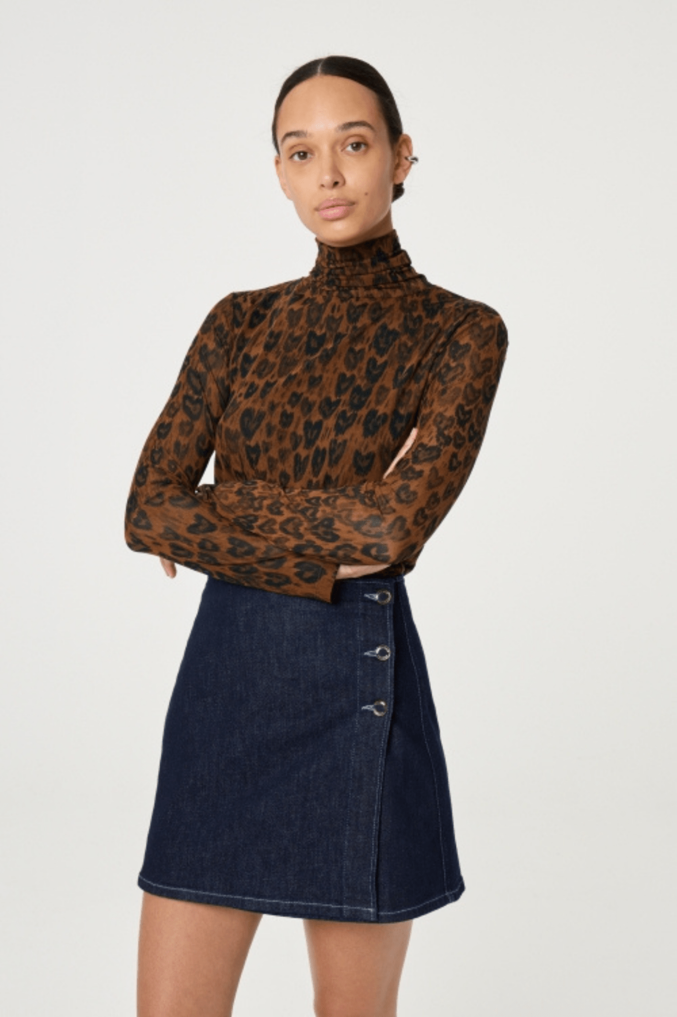 Fabienne Chapot 0206 Burnt Sugar/Black Jane Top - Dotique - Fabienne Chapot
