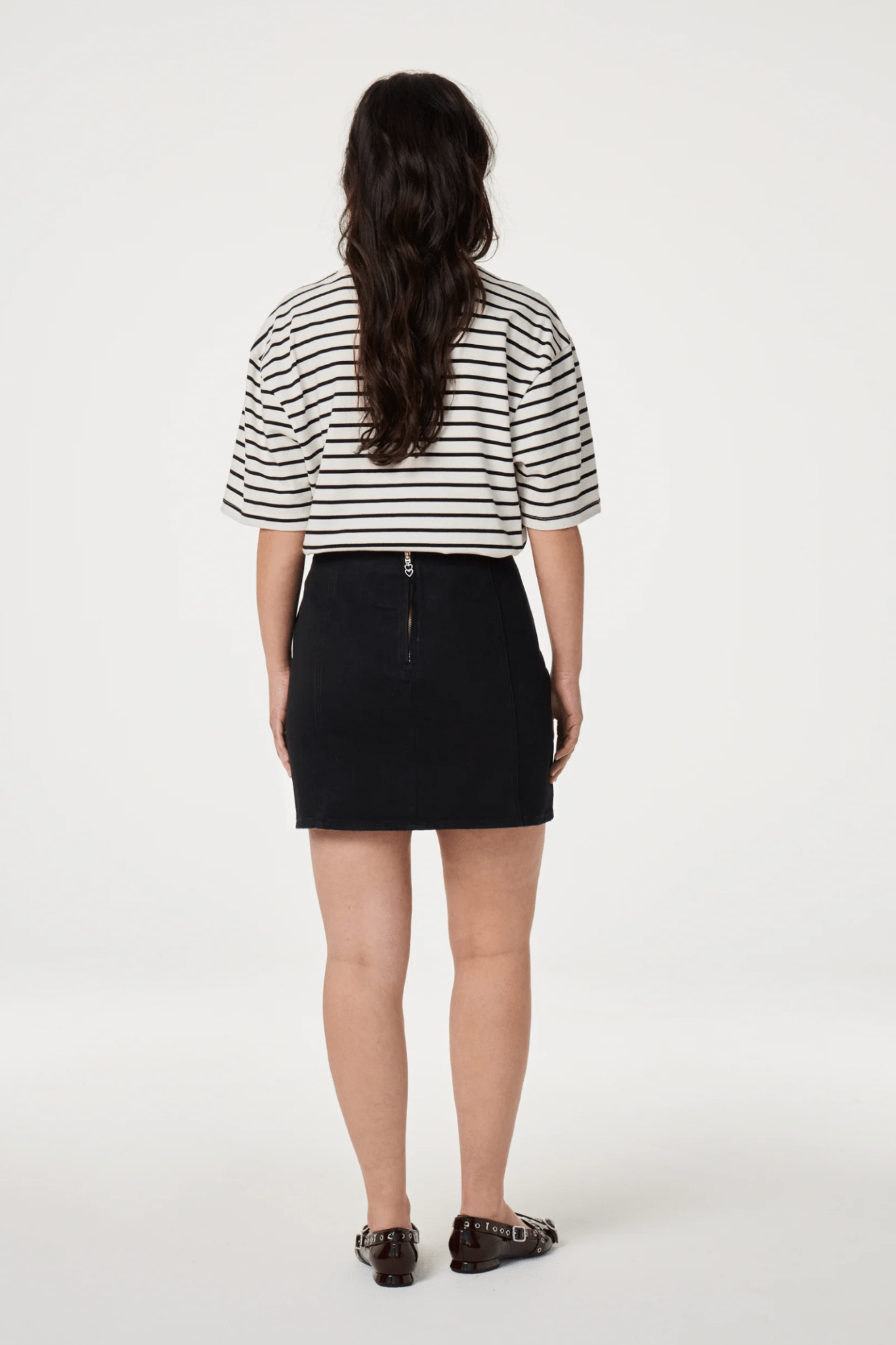 Fabienne Chapot 0212 Cosy White/Black Benja T-Shirt - Dotique - Fabienne Chapot