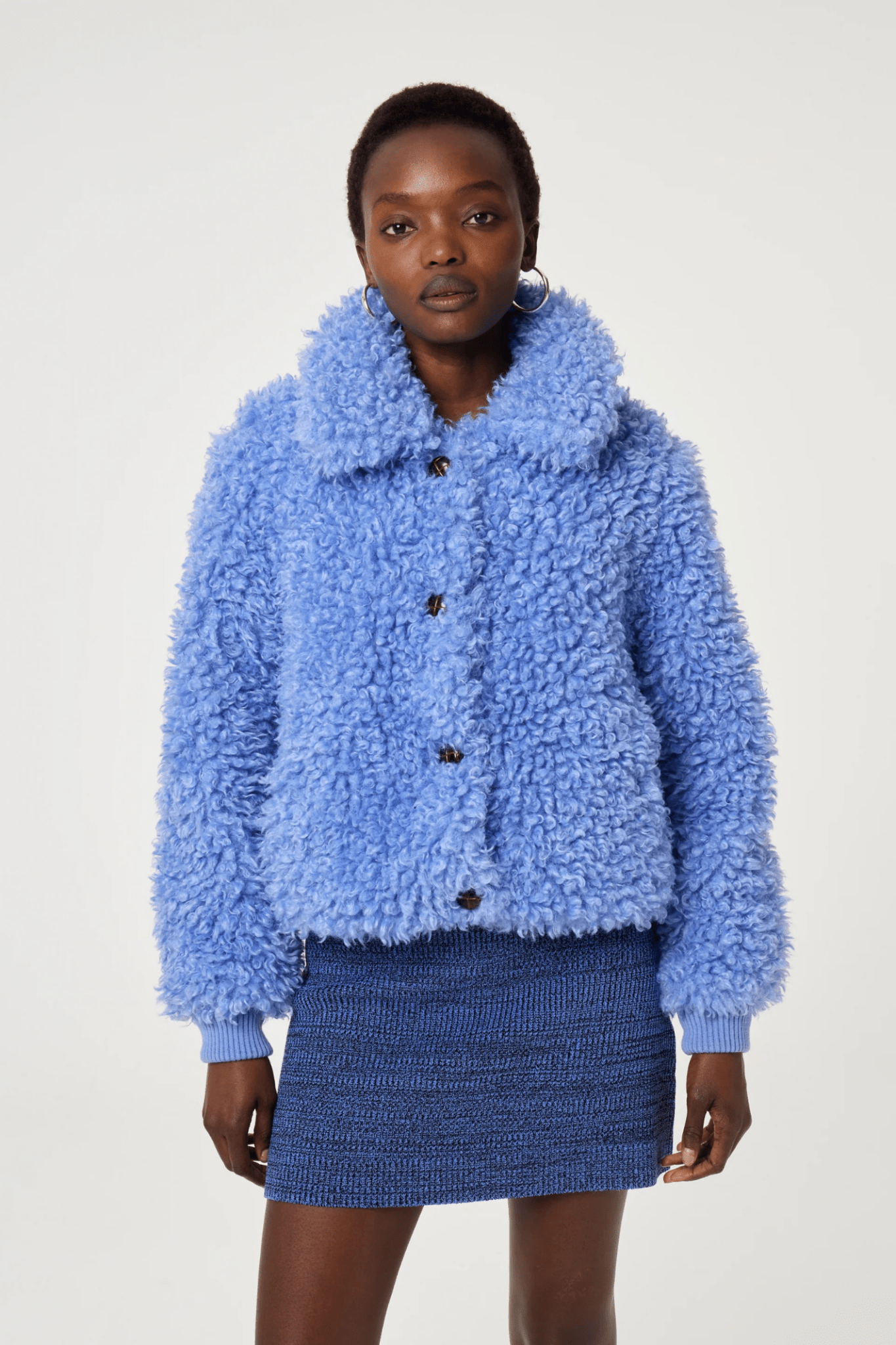 Fabienne Chapot 3349 French Blue Bobby Jacket - Dotique - Fabienne Chapot
