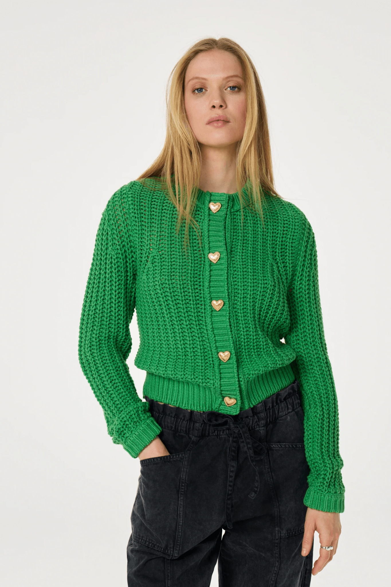 Fabienne Chapot 4321 Green Glimmer Sun Cardigan - Dotique - Fabienne Chapot