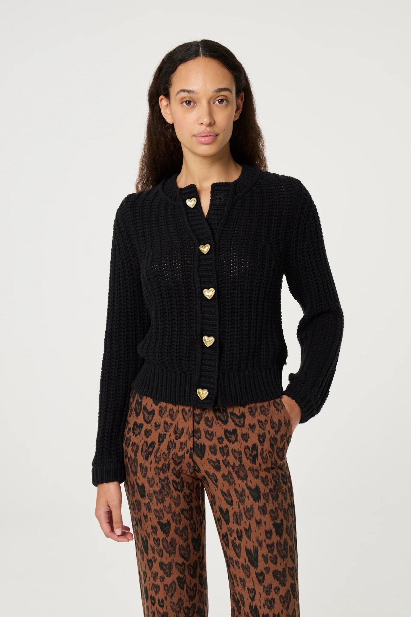 Fabienne Chapot 9001 Black Sun Cardigan - Dotique - Fabienne Chapot