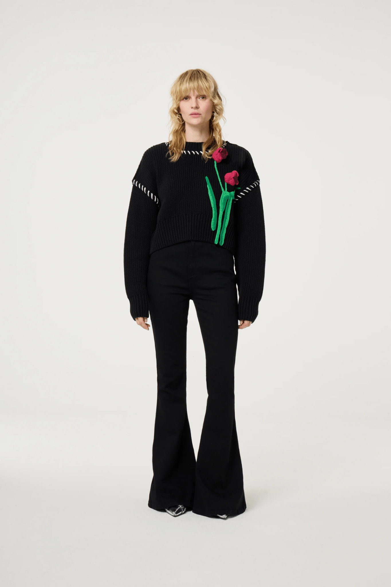 Fabienne Chapot 9001 Black Tulip Pullover - Dotique - Fabienne Chapot