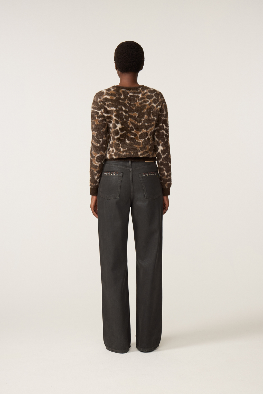 Fabienne Chapot Henry Leopard Cardigan Toffee/Camel Club