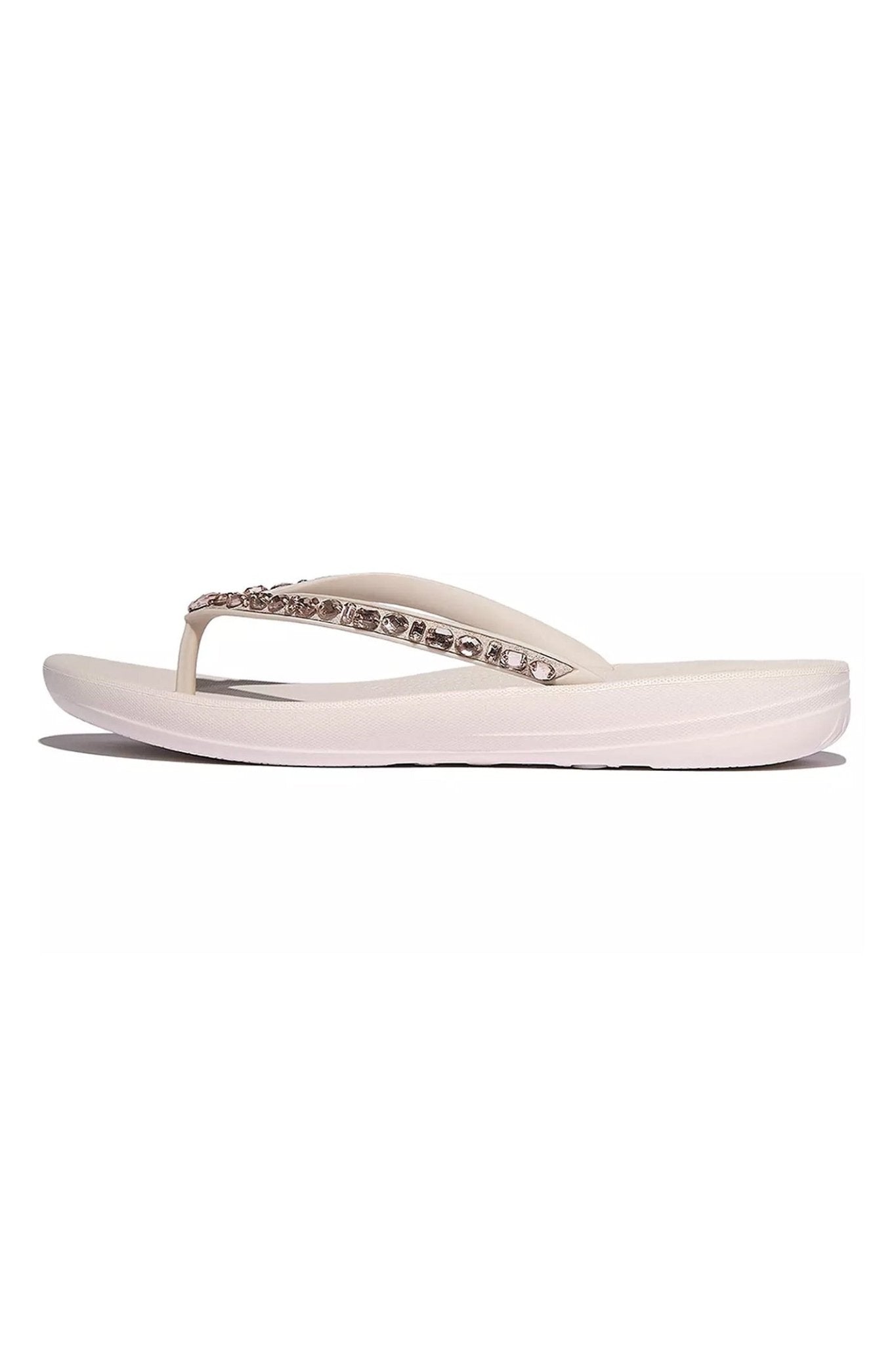 Fitflop Iqushion Multi - Crystal Ergonomic Flip - Flops Nude Rose - Dotique