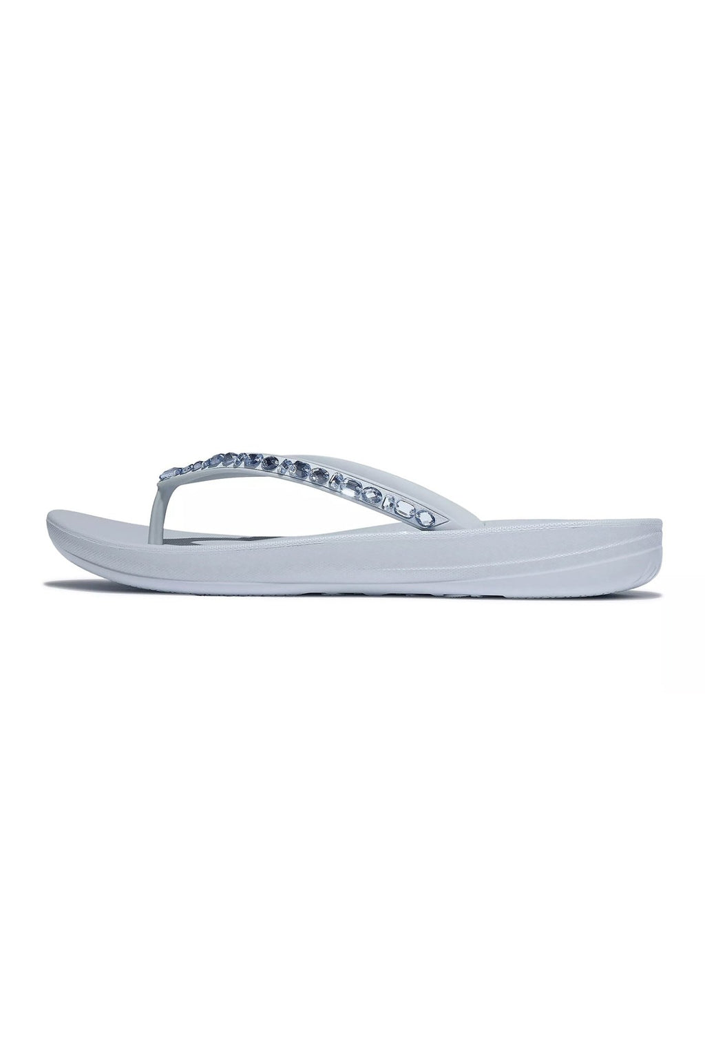 Fitflop Iqushion Multi - Crystal Ergonomic Flip - Flops Quiet Blue - Dotique