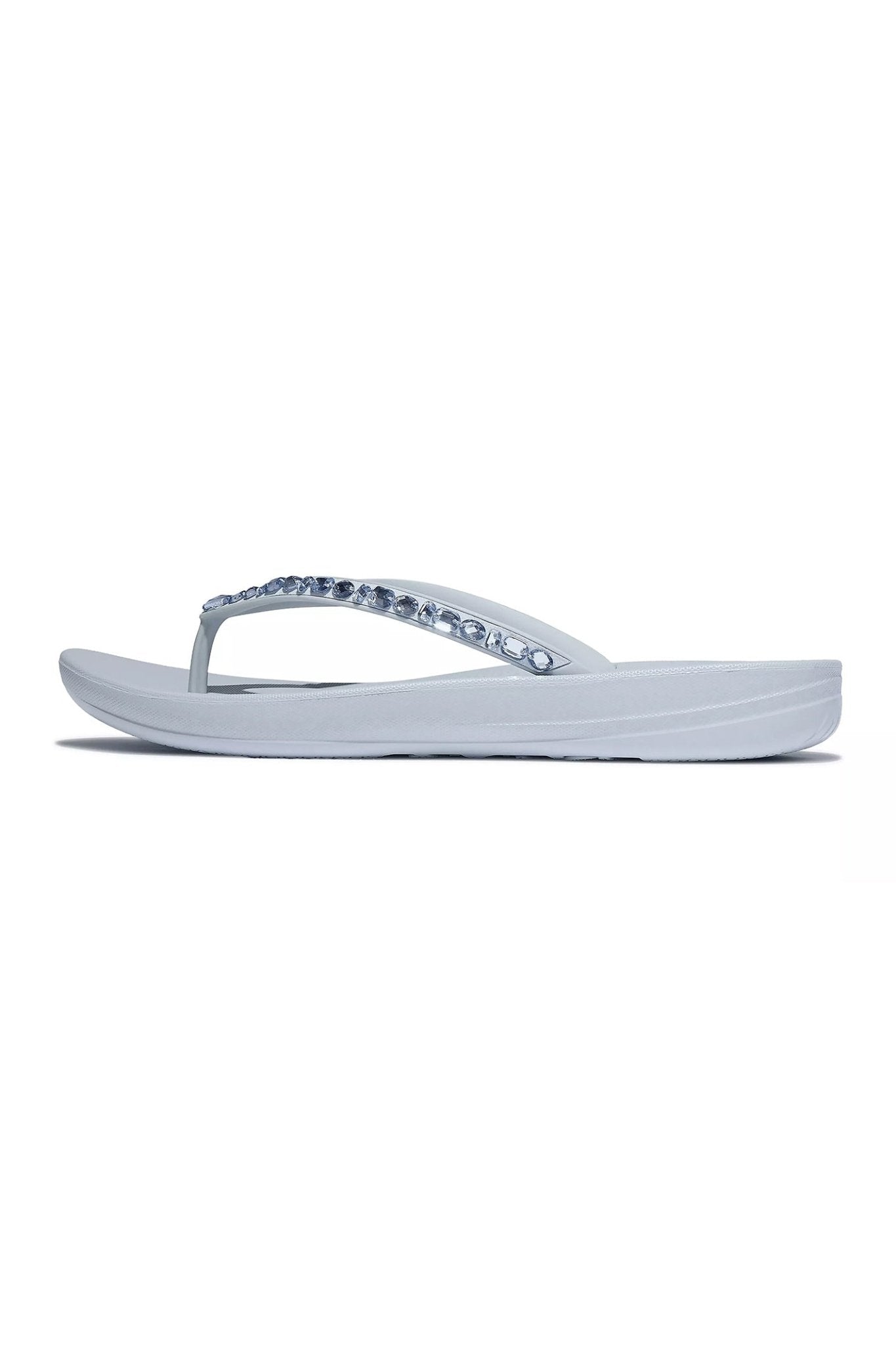 Fitflop Iqushion Multi - Crystal Ergonomic Flip - Flops Quiet Blue - Dotique