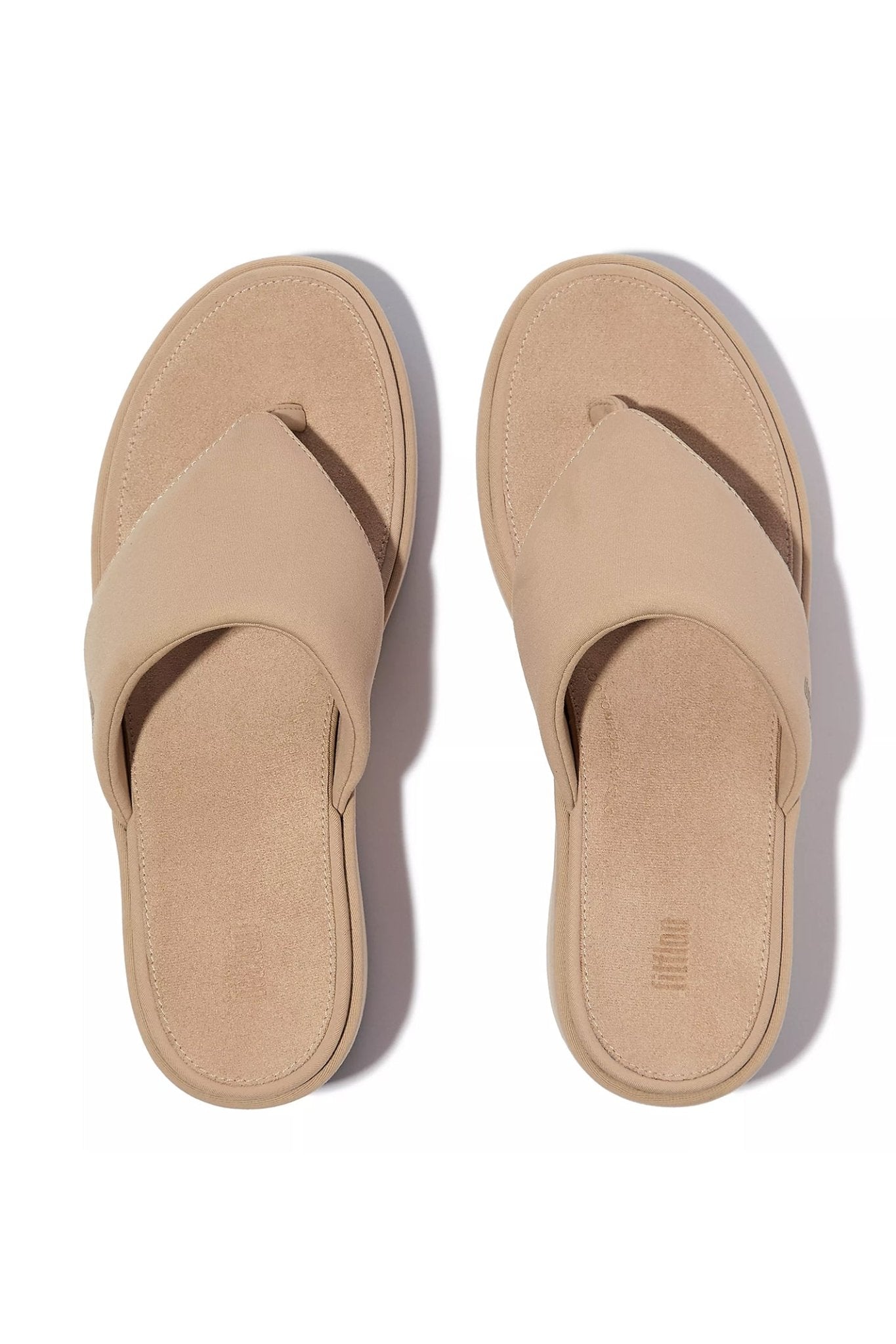 Fitflop Platfforms Wedge Toe - Post Sandals Classic Beige - Dotique