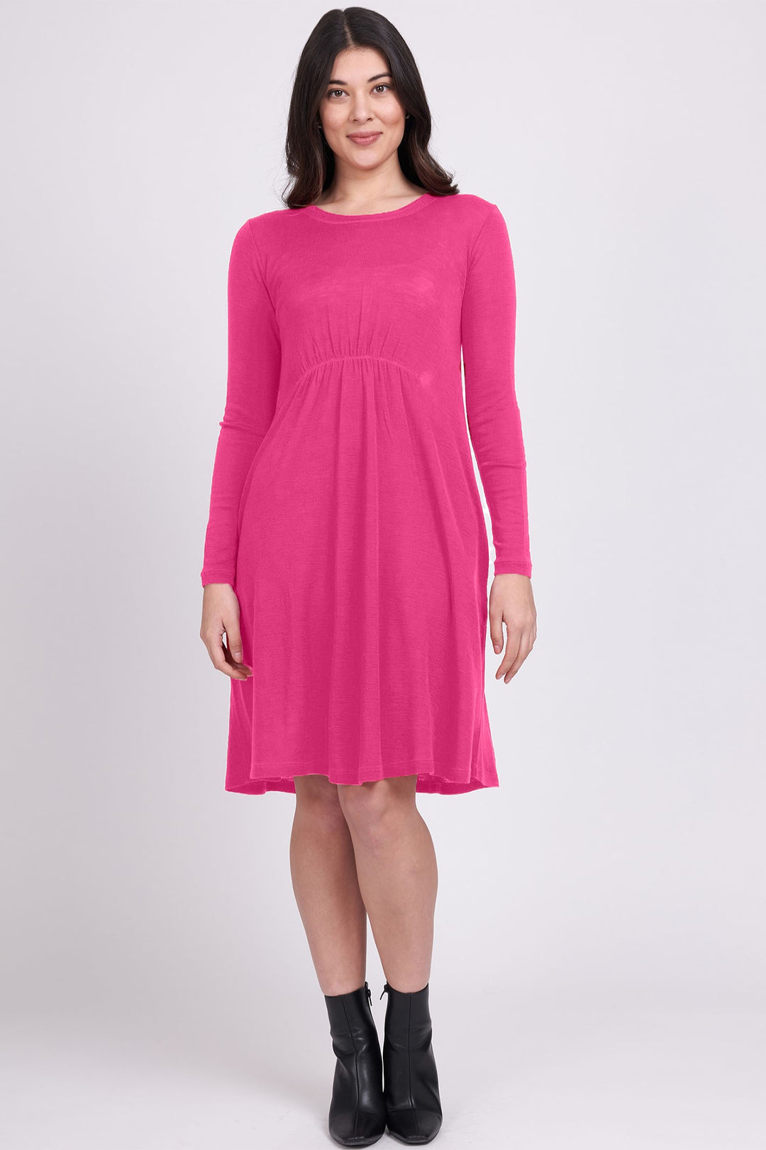 Foil 7579 Cadillac Leia Dress Hot Pink - Dotique