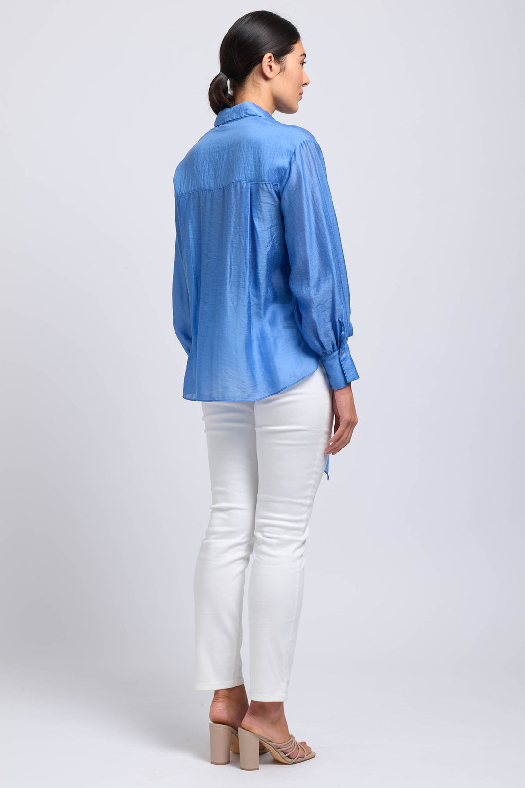 Foil FO7879 Knot To Be Missed Blouse Peri Blue - Dotique