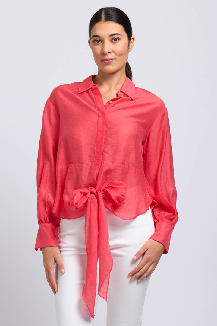 Foil FO7879 Papaya Knot To Be Missed Blouse - Dotique