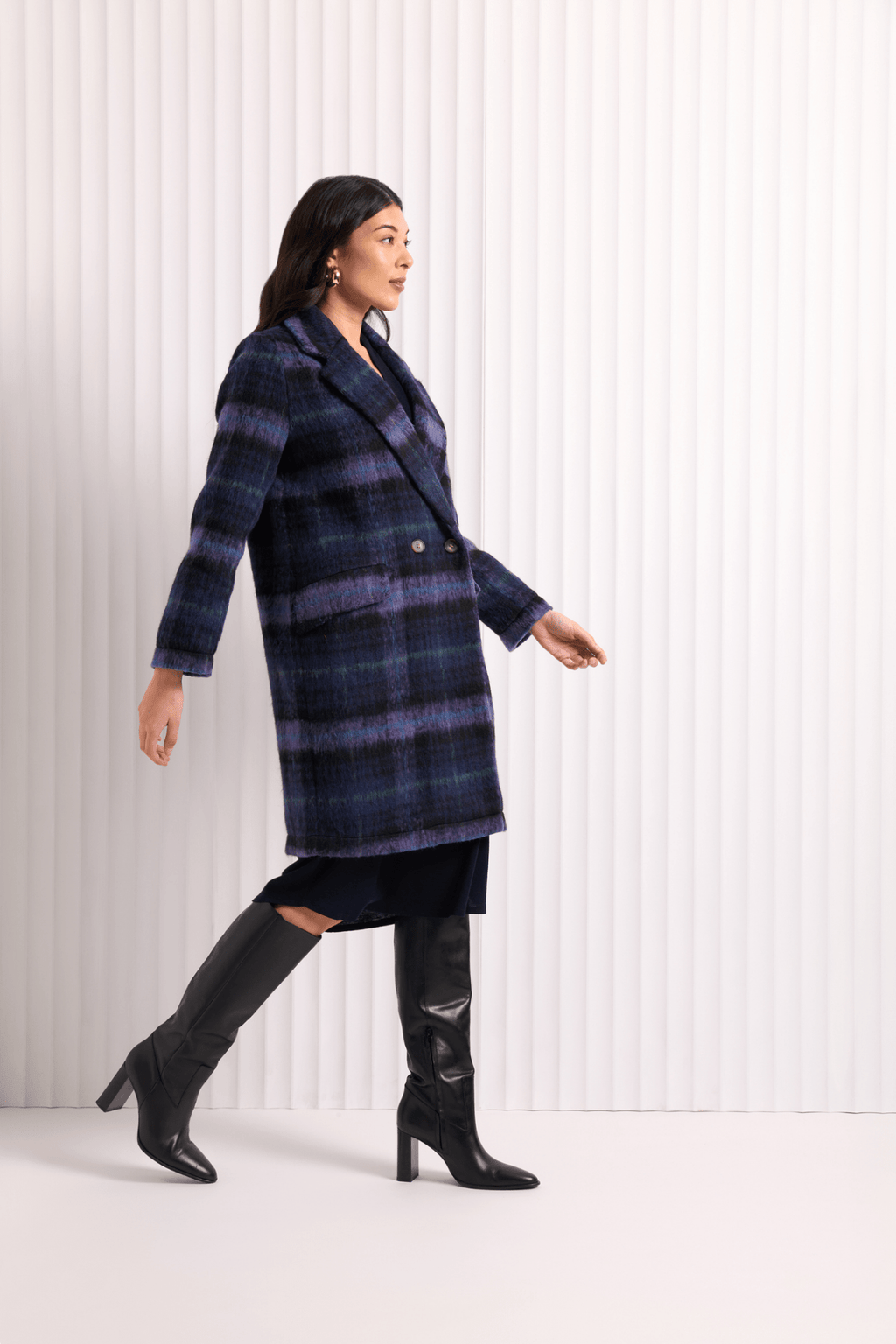 Foil FO8155 Twilight Blue Chella Coat - Dotique - Foil
