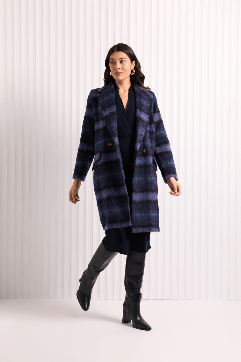 Foil FO8155 Twilight Blue Chella Coat - Dotique - Foil