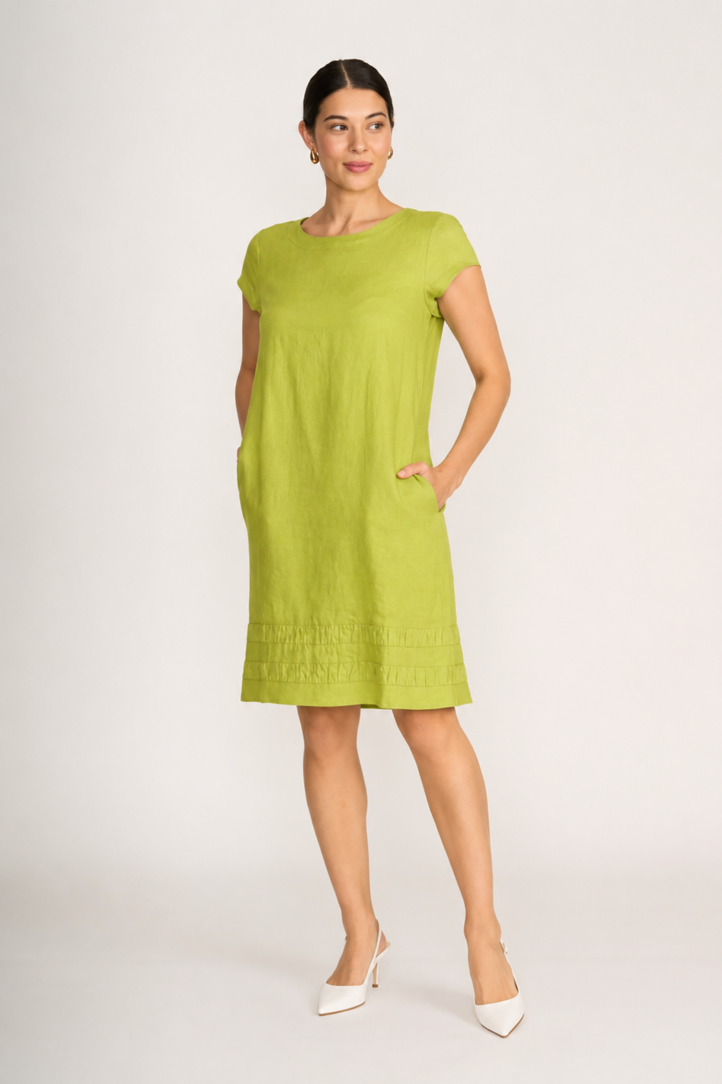 Foil Fo8320 Crowd Pleaser Dress Chartreuse