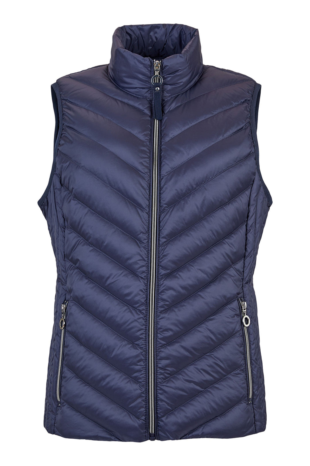 Frandsen 529 588 Navy Padded Gilet - Dotique