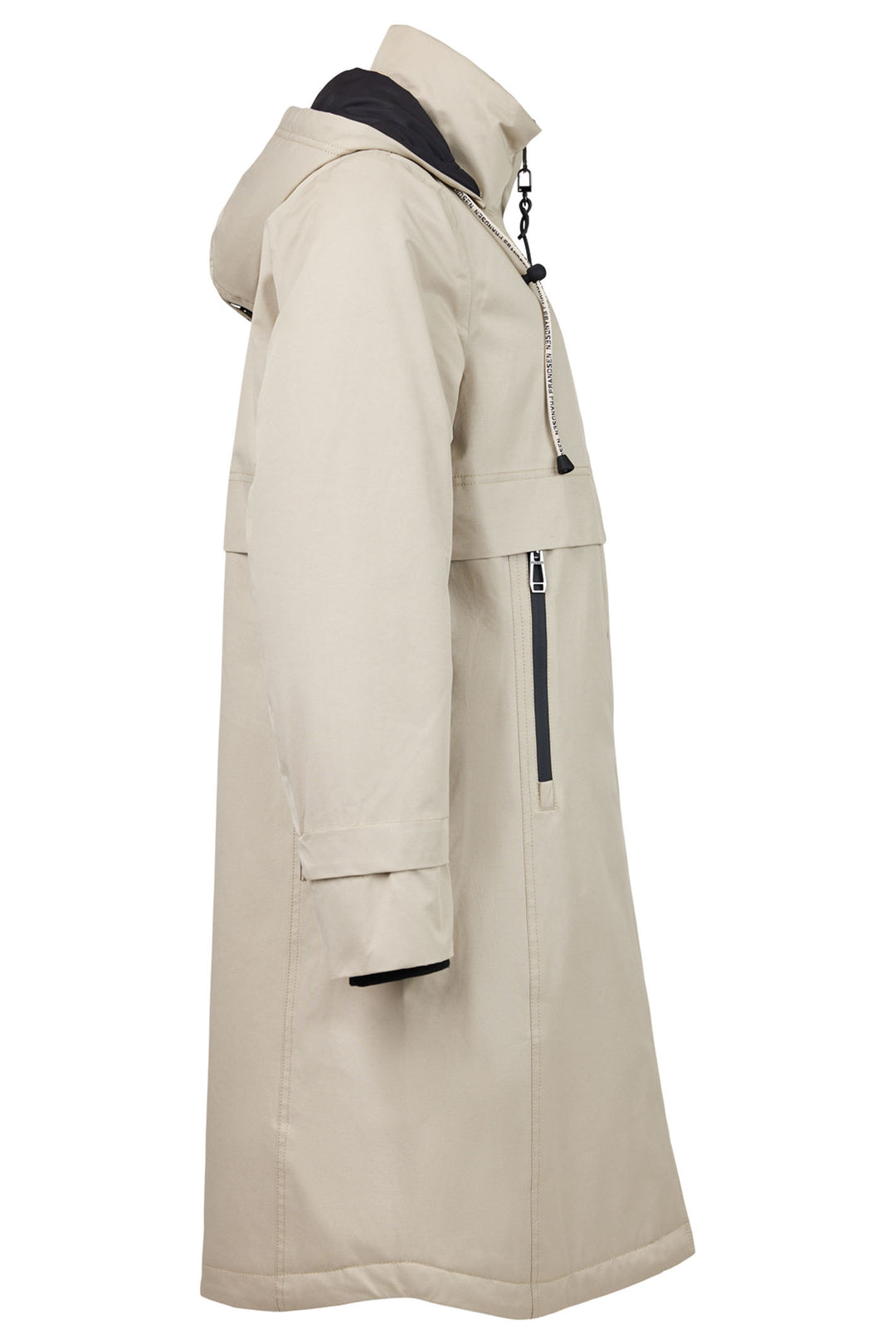 Frandsen 961 Rain Coat Hooded Stone Col 13 - Dorothy