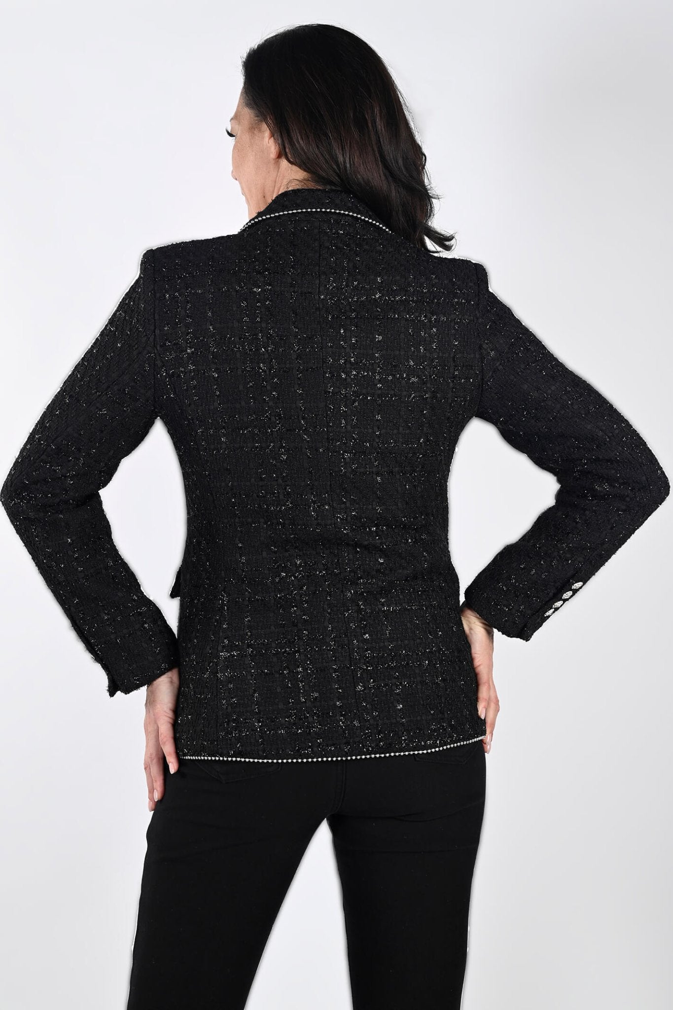 Frank Lyman 233802U Black Blazer Style Jacket - Dotique