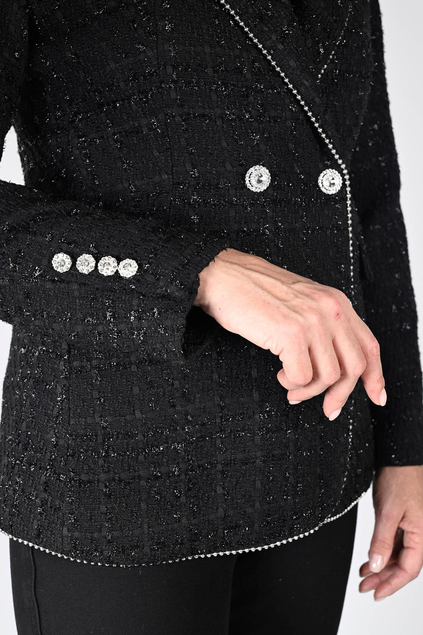 Frank Lyman 233802U Black Blazer Style Jacket - Dotique