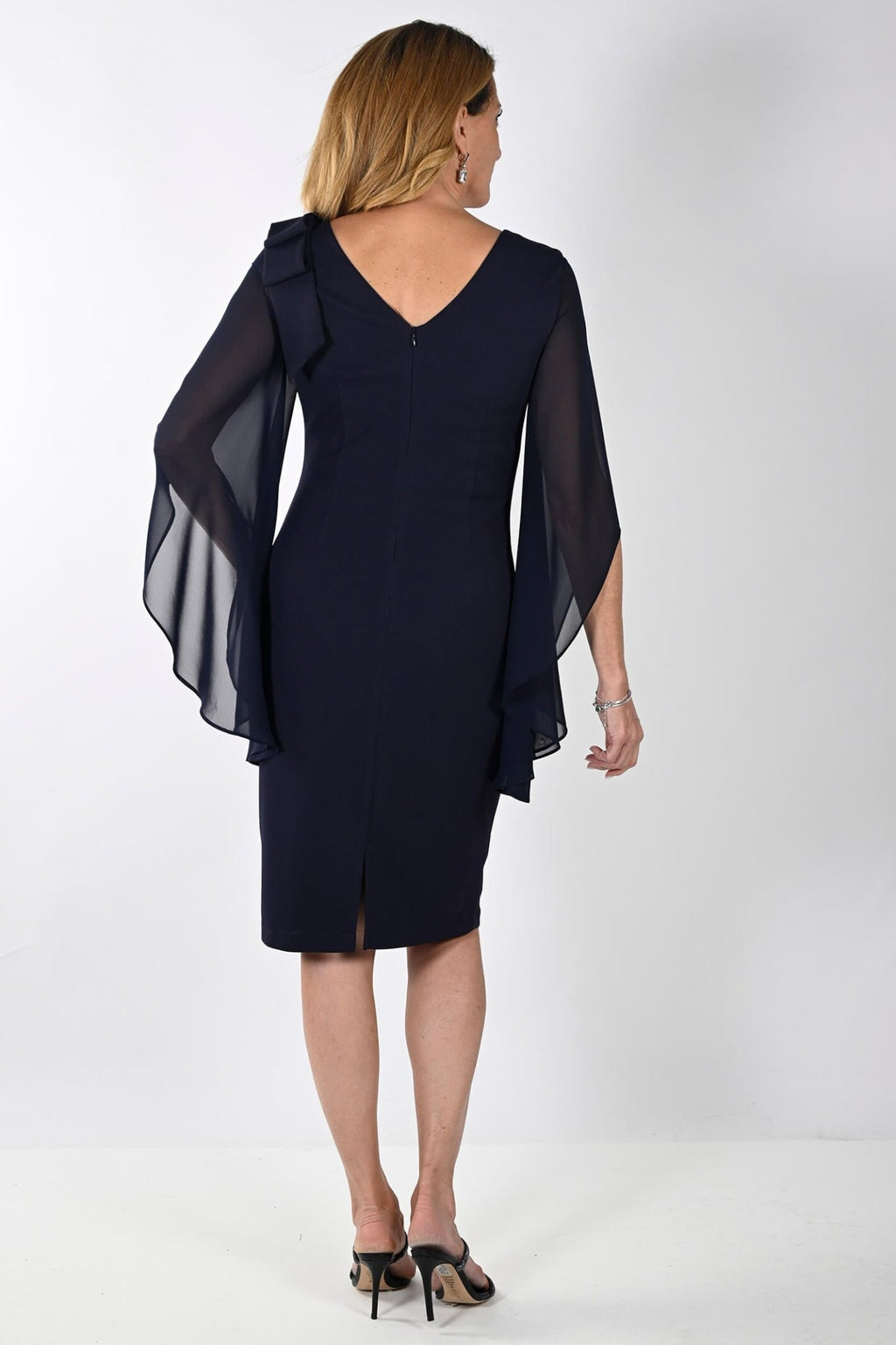 Frank Lyman 239147 Midnight Navy Cocktail Party Dress - Dotique