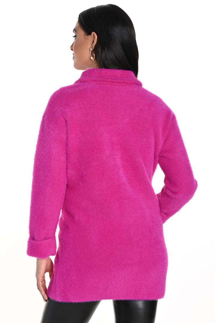 Frank Lyman 243507U Fuchsia Plush Jacket - Dotique