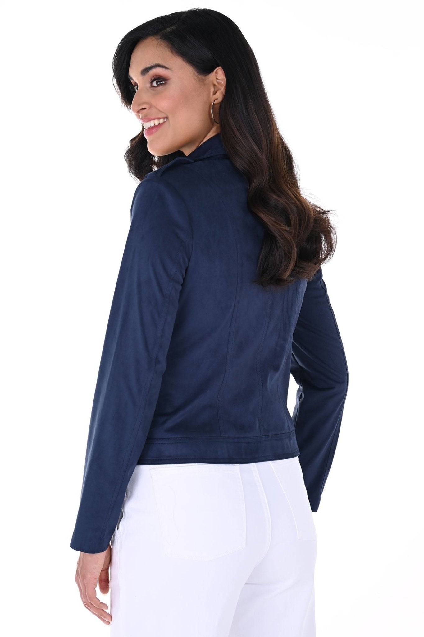 Frank Lyman 246206 Navy Military Style Jacket - Dotique