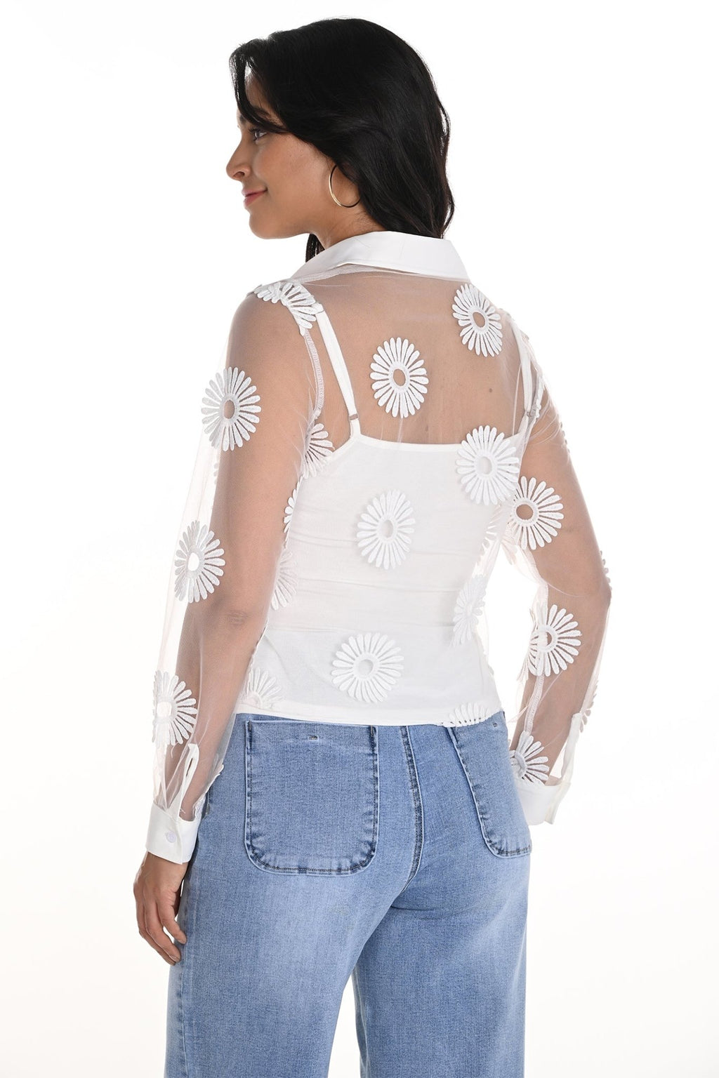 Frank Lyman 256765U Off White Top With Cami - Dotique