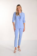 Frank Lyman 266041 slim trousers in Periwinkle, image 1