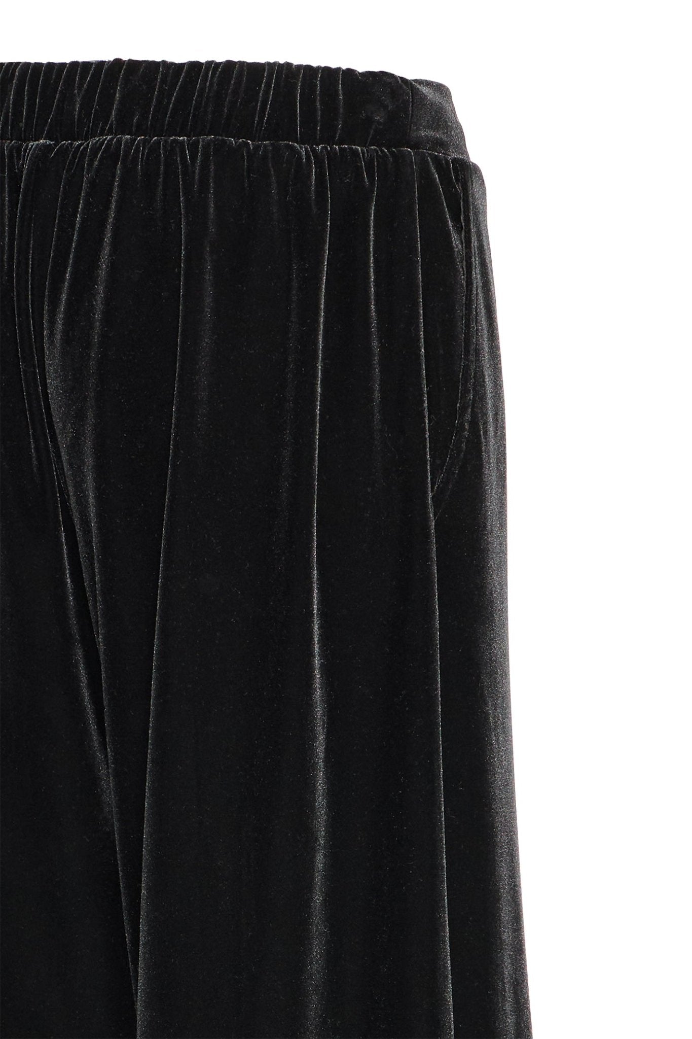 Fransa 20611647 FRDONNA Meteorite Black Velvet Trousers - Dotique - Fransa