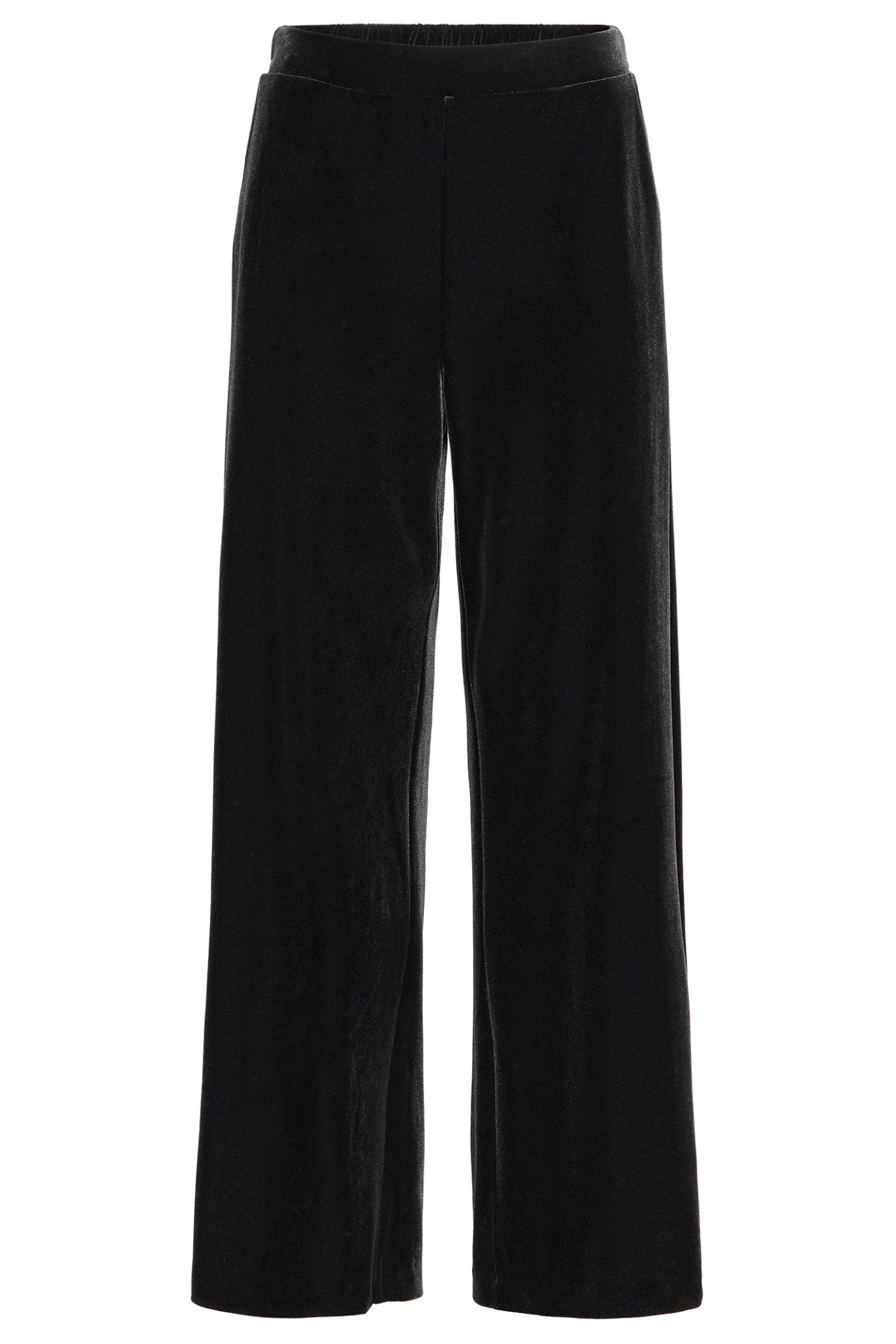 Fransa 20611647 FRDONNA Meteorite Black Velvet Trousers - Dotique - Fransa