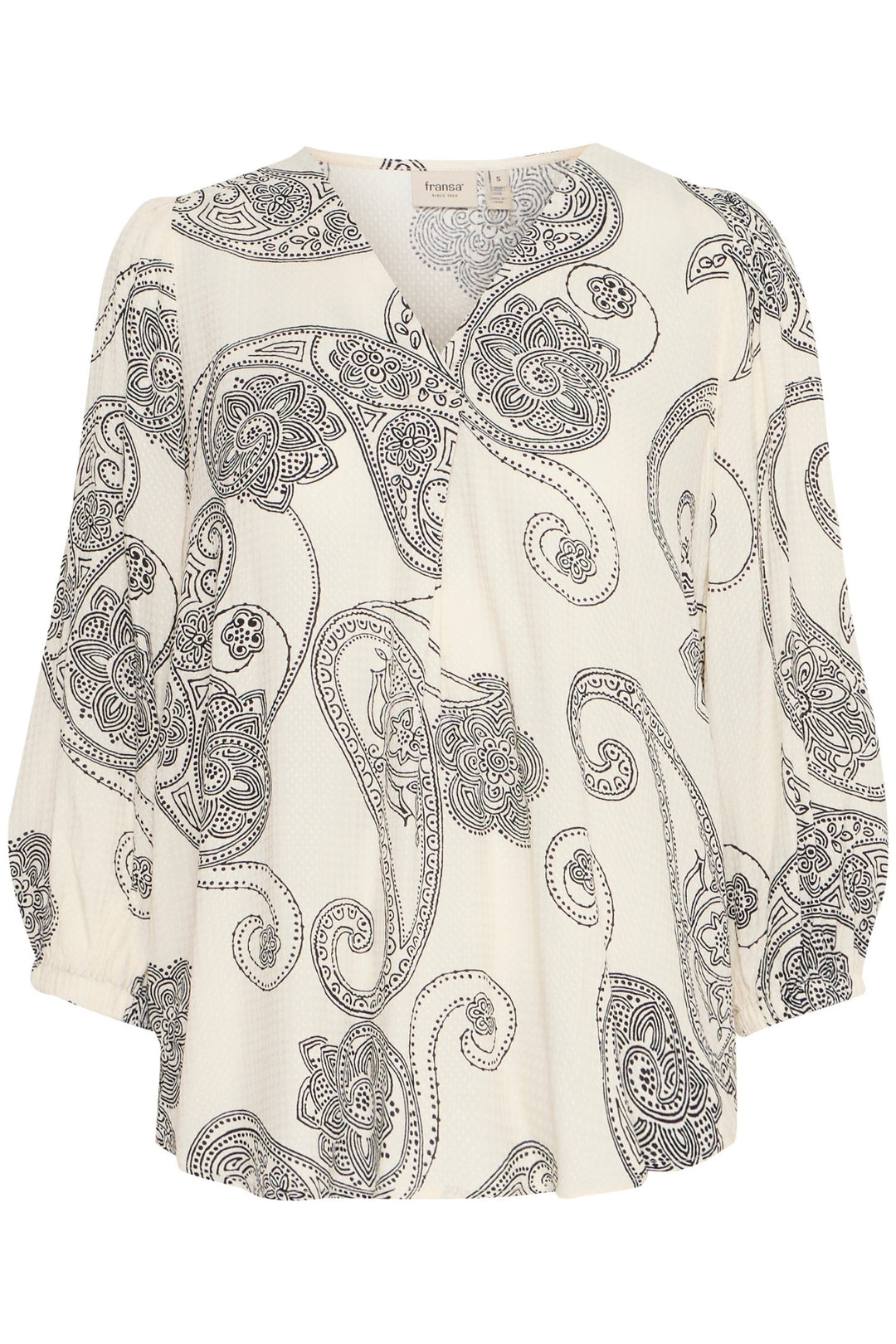 fransa-20613740-froline-bl-1-white-patterned-blouse-Dotique-