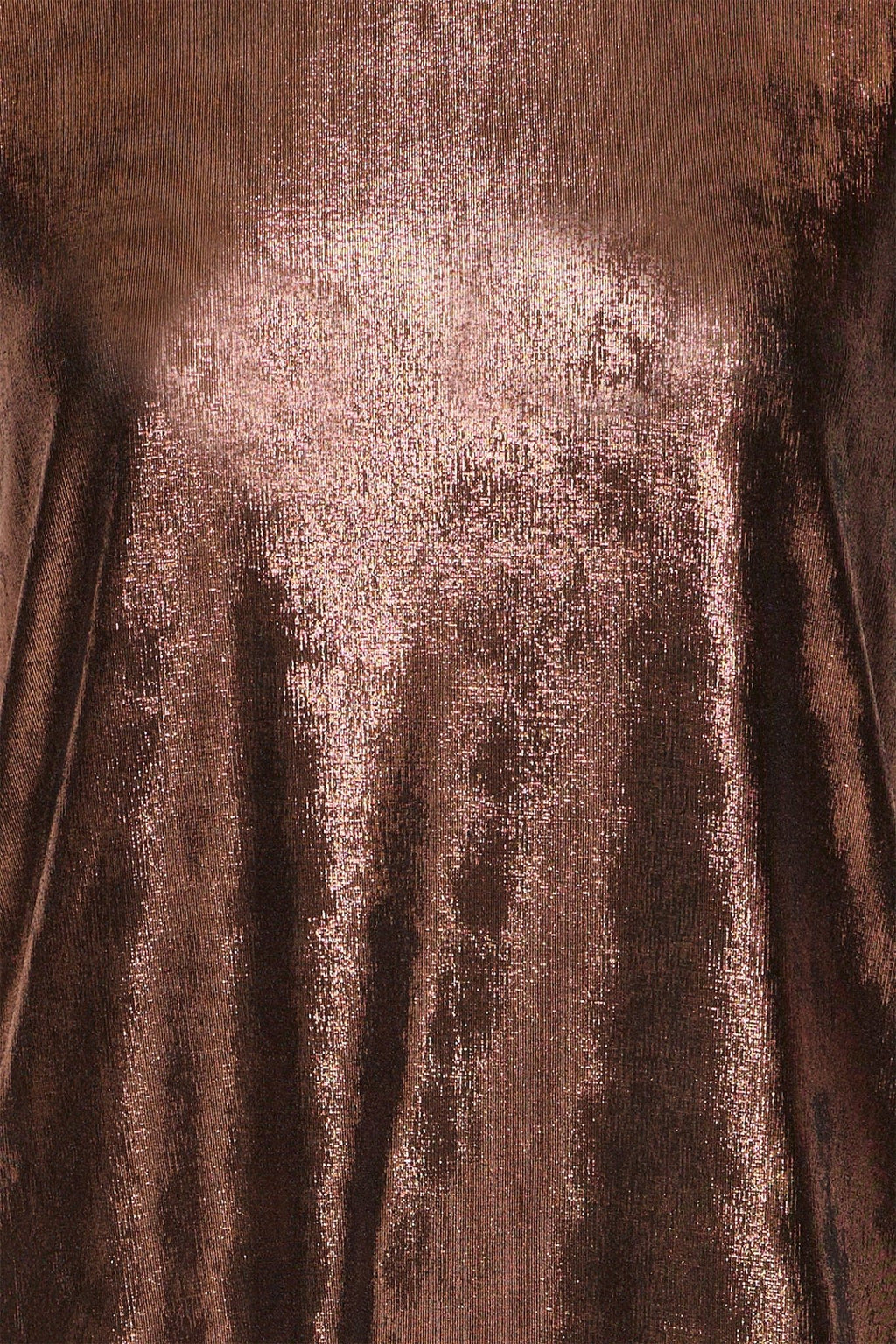 Fransa 20615117 FRFRANNY Metallic Copper Cap Sleeve Top - Dotique - Fransa