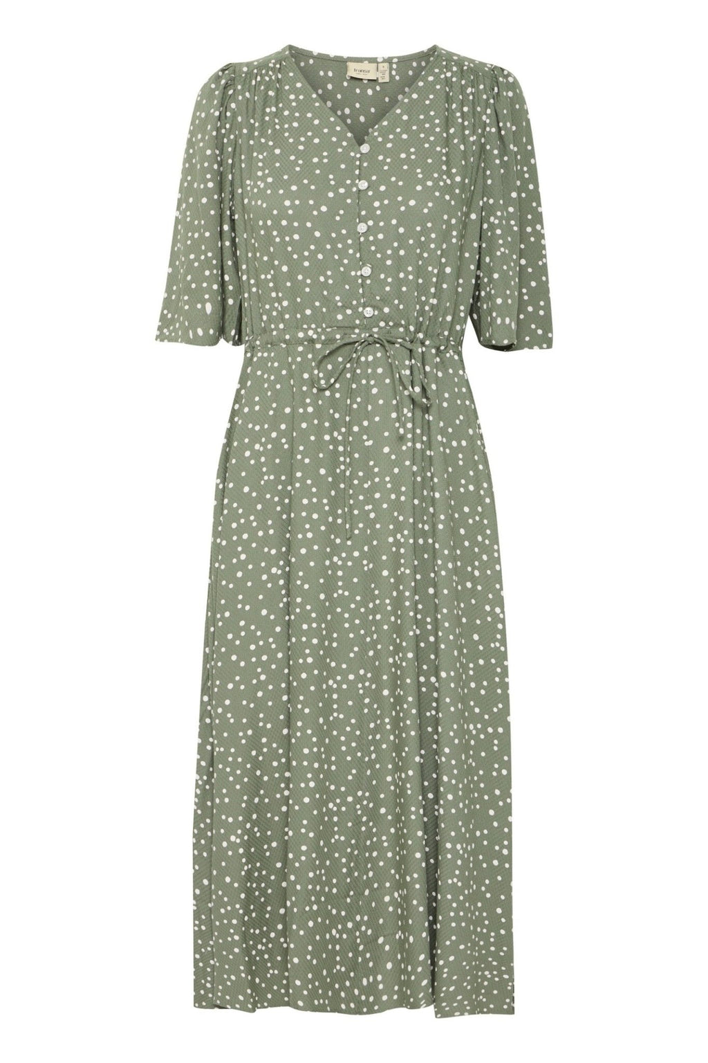 Fransa 20615443 Frmaddie SK 2 Cotton Skirt in Agave Green-Dotique-