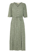 Fransa 20615443 Frmaddie SK 2 Cotton Skirt in Agave Green-Dotique-