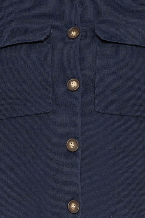 Fransa FRITA cardigan in Navy Blazer at Dotique