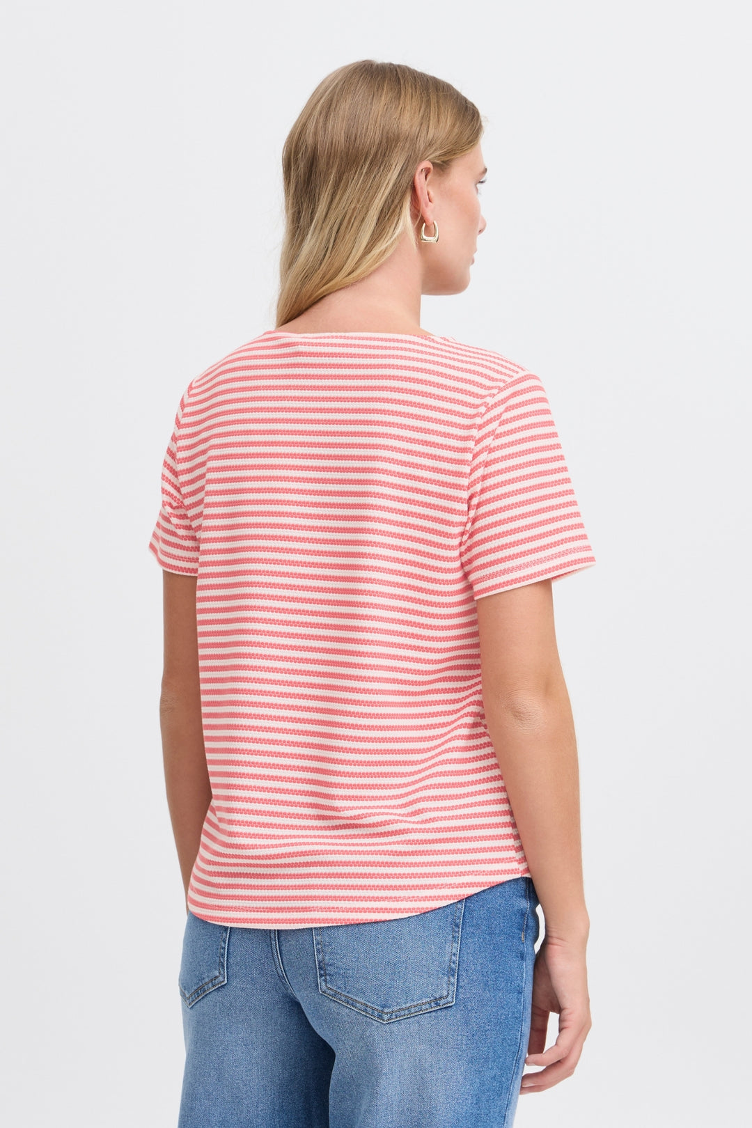 fransa-20615550-frjosie-tee-3-red-striped-t-shirt-DOTIQUE-