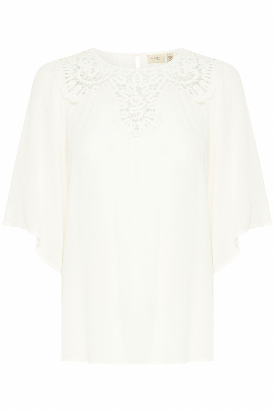 Fransa 20615664 Whisper White FRVANI BL 1 Top