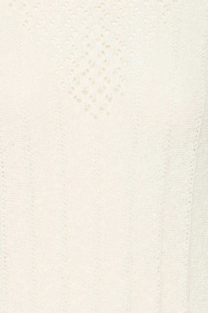 Fransa 20615699 FRDETTA PU 1 T-Shirt Jumper Whisper White Round Neck