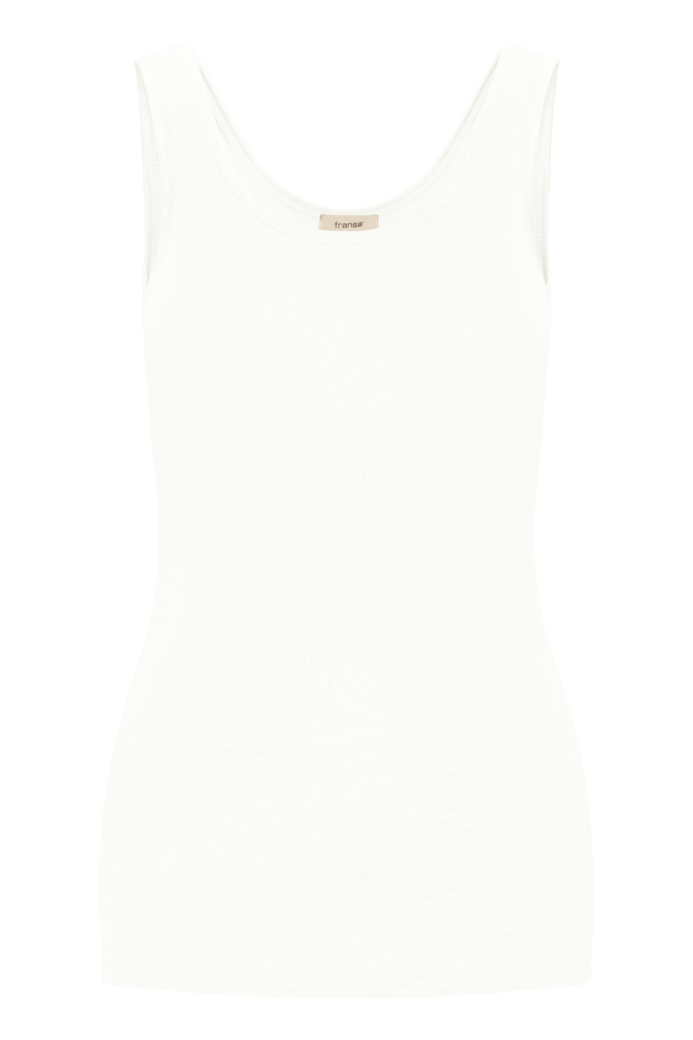 Fransa 20615759 FRZULU Top 11 Vest Top Blanc De Blanc - Dotique