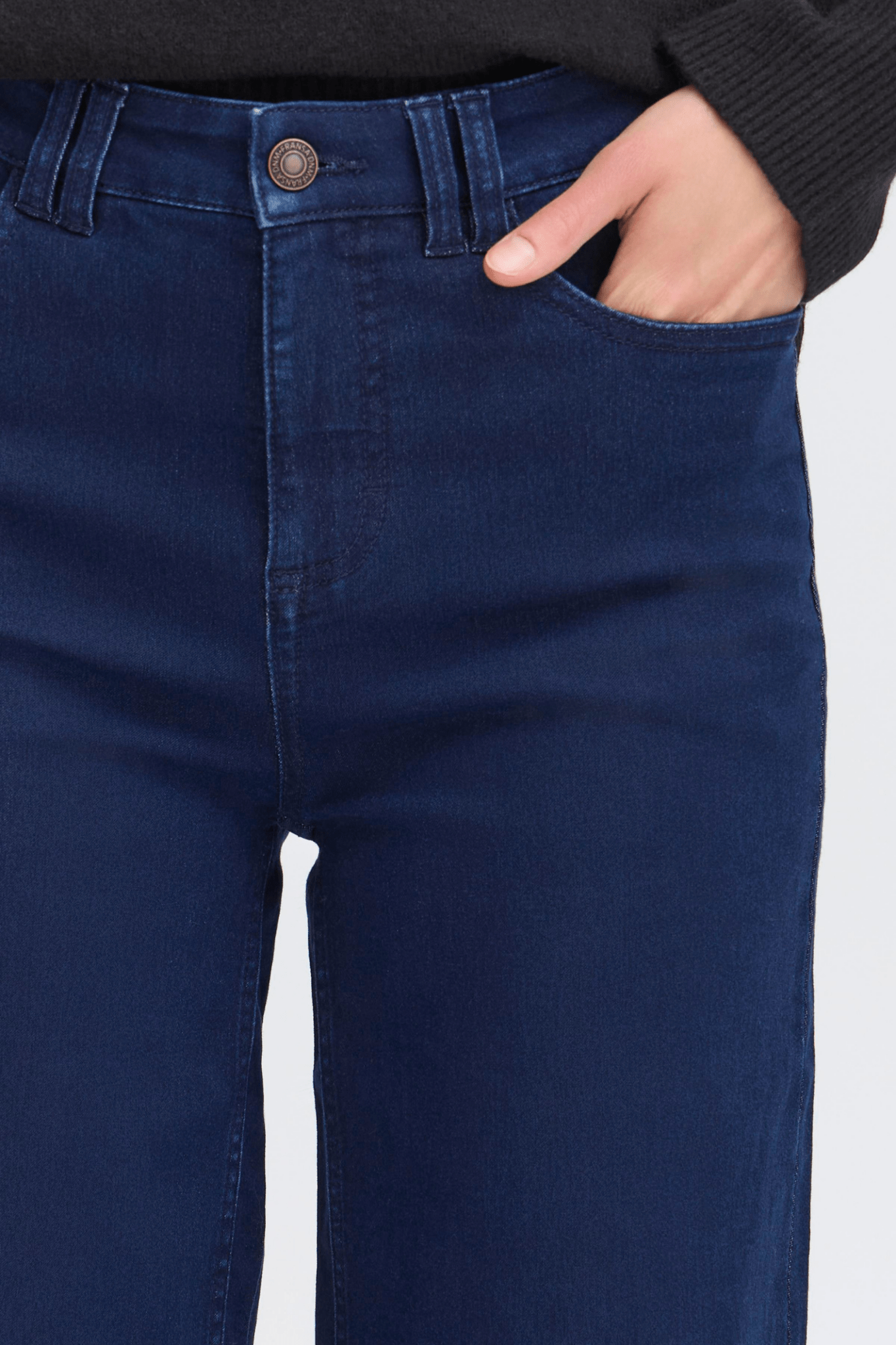 Fransa 20615854 FRLUXE HANNA Dark Blue Jeans L30 - Dotique - Fransa
