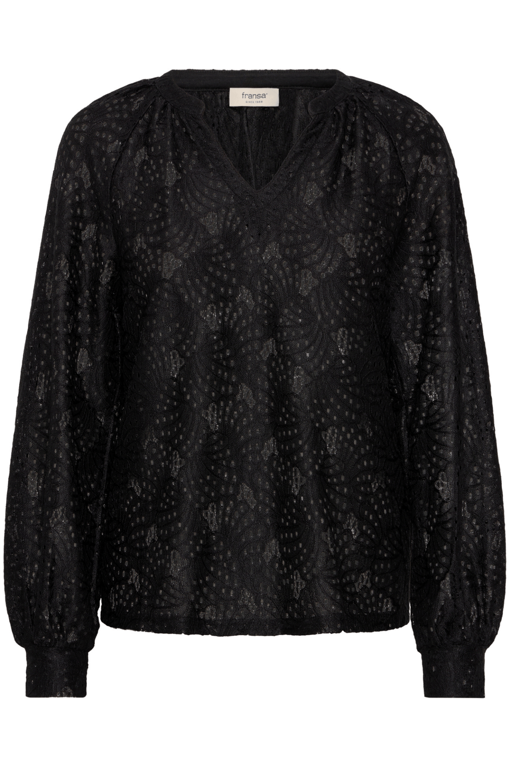 Fransa 20615916 FRZAHRA Black Blouse - Dotique - Fransa