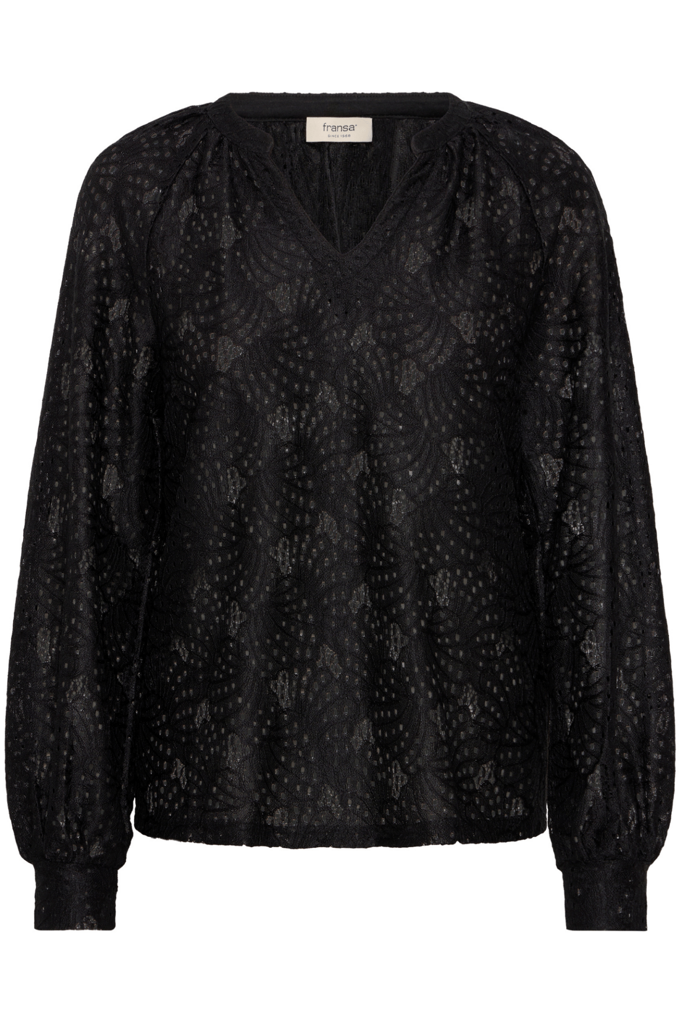 Fransa 20615916 FRZAHRA Black Blouse - Dotique - Fransa