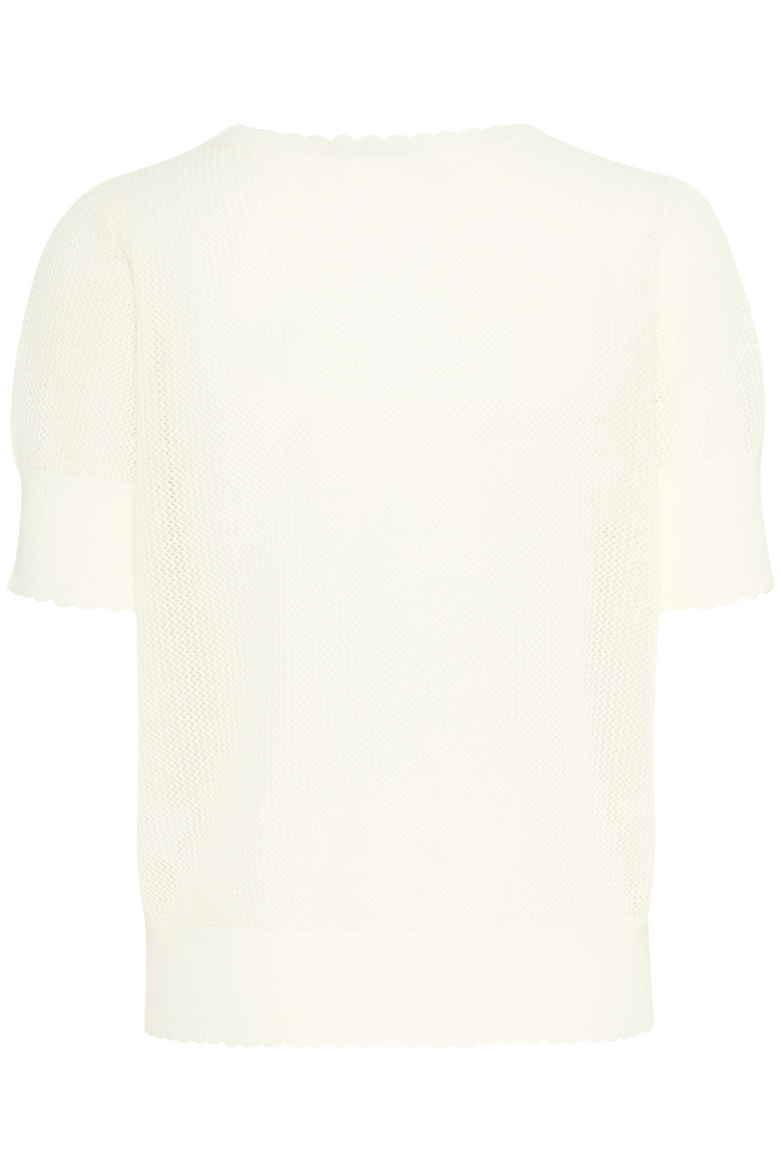 Fransa 20615952 FRHEDDA PU 1 T-Shirt Jumper Whisper White