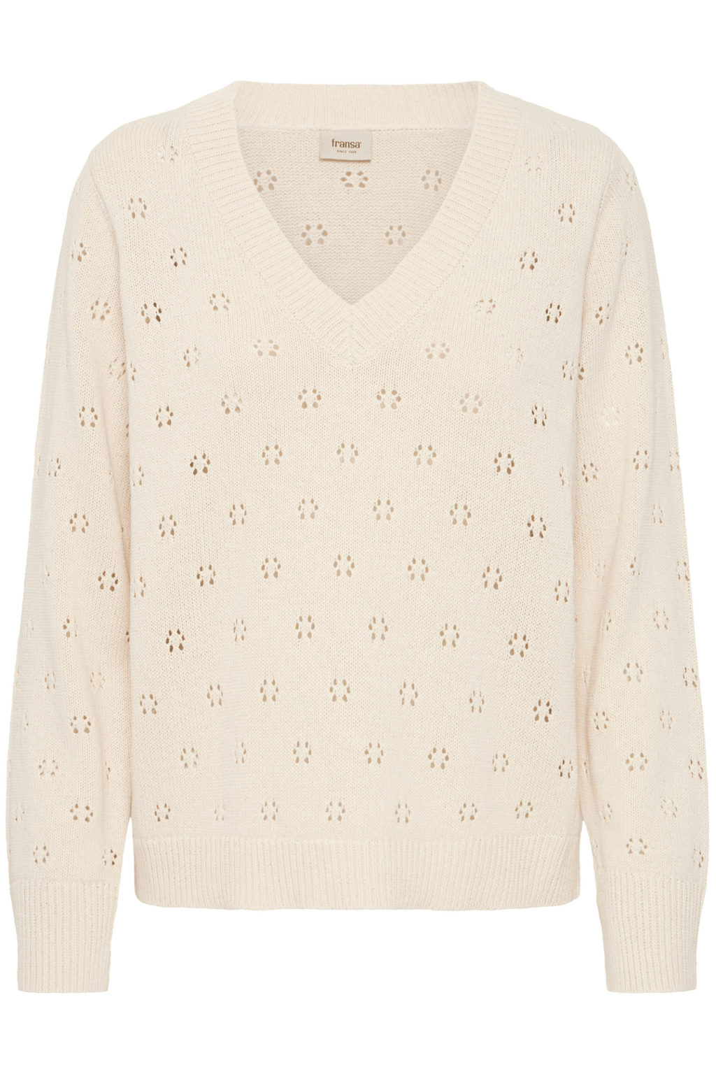 Fransa 20615979 FRKATALIN Whisper White Jumper - Dotique - Fransa