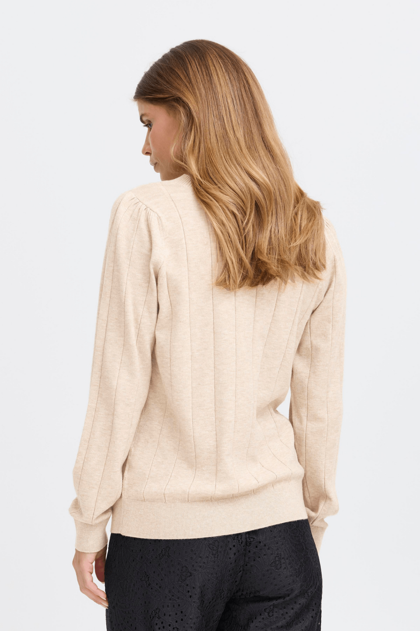 Fransa 20615994 FRKATA Feather Gray Melange Jumper - Dotique - Fransa