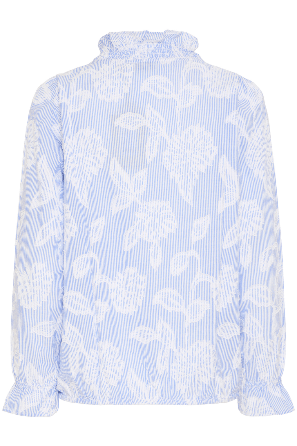 Fransa 20616005 FRLANI BL Cashmere Blue Blouse - Dotique - Fransa