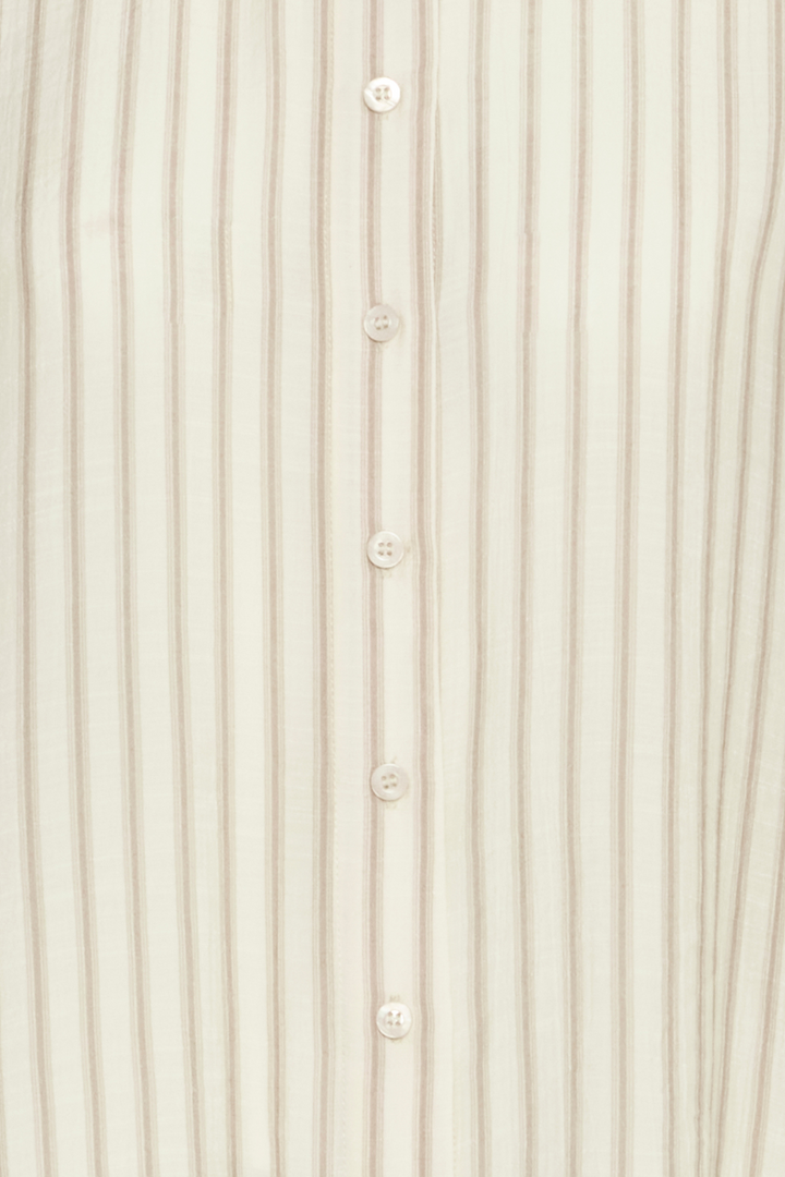 Fransa 20616097 FRALYSSA SH 1 Shirt Silver Mink Stripes