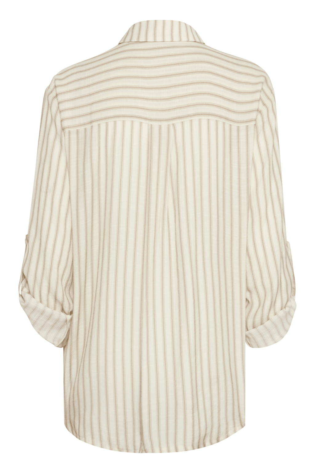 Fransa 20616097 FRALYSSA SH 1 Shirt Silver Mink Stripes - Dotique